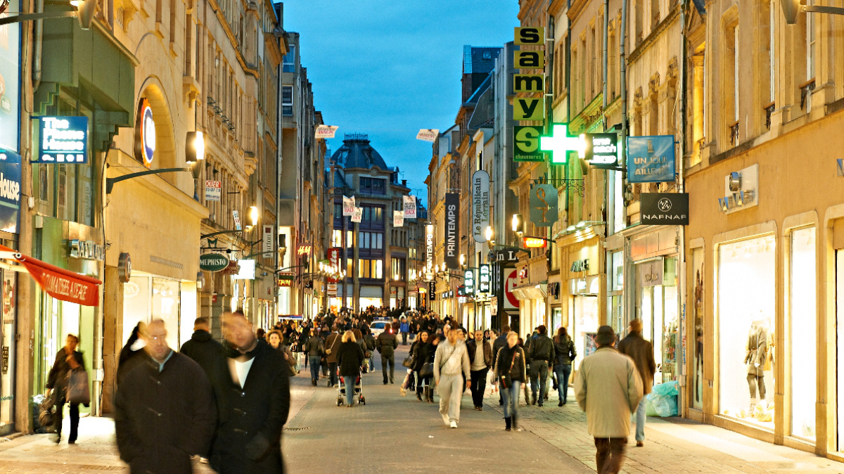 Einkaufsstraße Metz