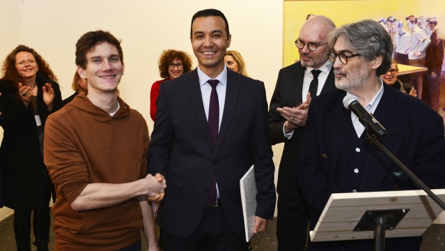 Thilo Seidel Lekadir Robert Schuman Kunstpreis 2018 (Ph. Gisselbreht, Ville de Metz)