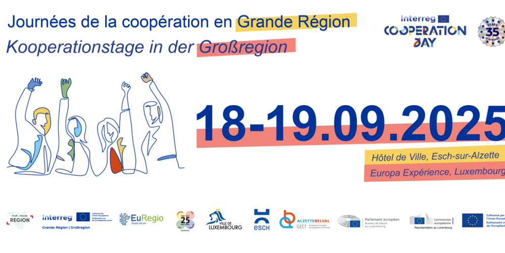 Banner zum Kooperationstag in Esch und Luxemburg am 18. und 19. September 2025