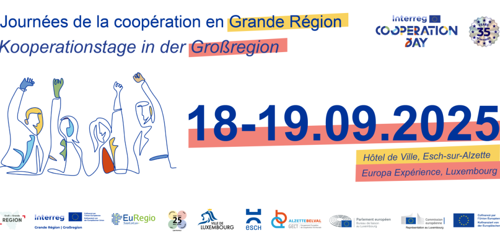 Banner zum Kooperationstag in Esch und Luxemburg am 18. und 19. September 2025